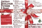 Flyer pour un Boulanger-Pâtissier – Noël 2010-2011
