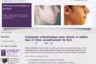 Refonte du site du cabinet d’orthodontie Paris 15